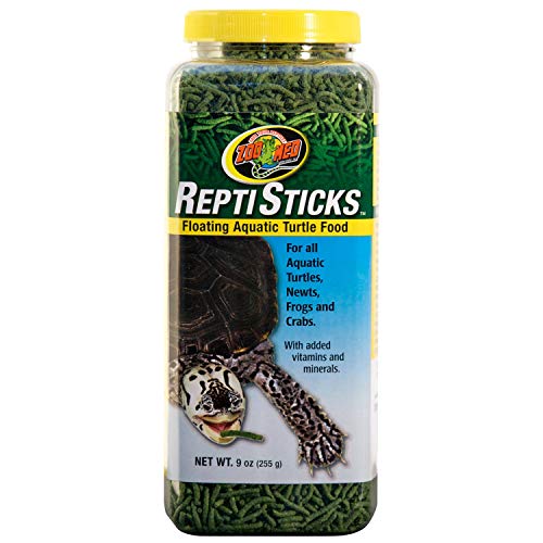 Zoo Med Laboratories ReptiStick Floating Aquatic Freeze-Dried Turtle Food - 34 Oz  