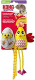 Kong Scrattles Duos Chicken and Egg Crinkle and Rattle Catnip Cat Toy - 2 Pack