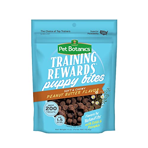 Pet Botanics Training Rewards Grain-Free Peanut Butter Soft and Chewy Dog Treats - Mini - 4 Oz  