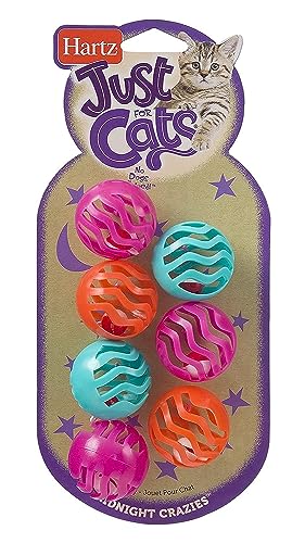 Hartz Mountain Just For Cats BIizzy Balls Cat Toys - 3 Pack