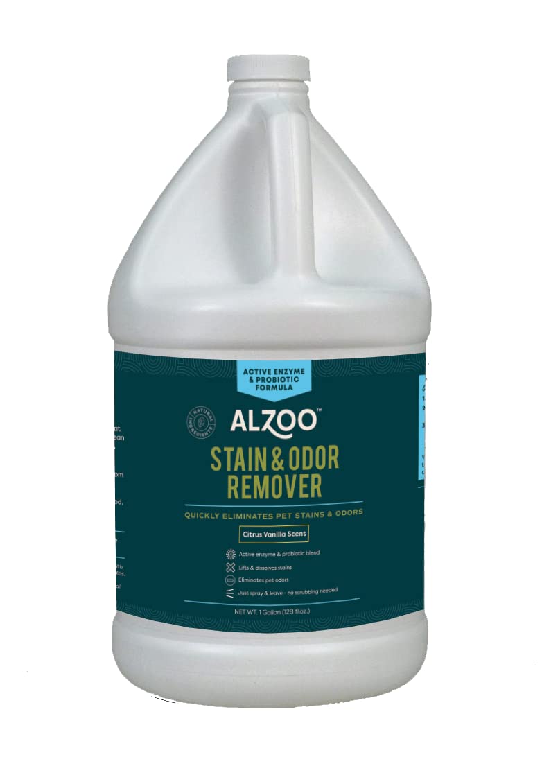 Alzoo Pee Be Gone Apple Blossom Stain and Odor Remover - 32 Oz  
