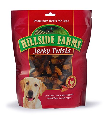Hillside Farms Dogs Love Turkey and Sweet Potato Jerky Dog Treats - 6 Oz  