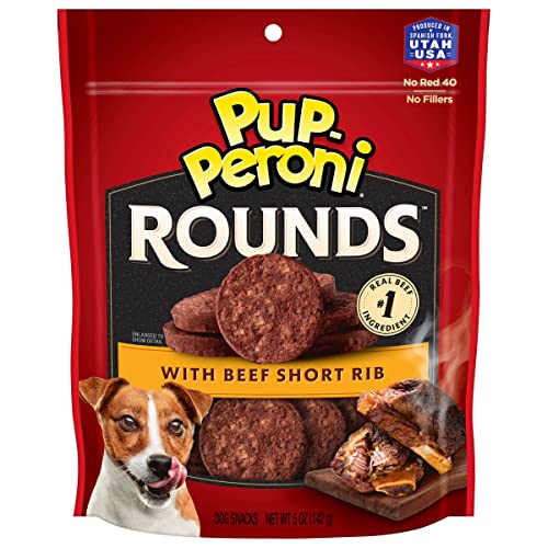 Pup-Peroni Beef Short Rib Flavor Soft and Chewy Dog Treats - 5 Oz - Case of 8  