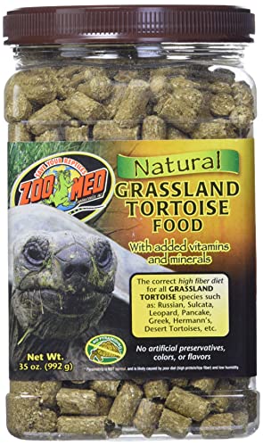 Zoo Med Laboratories Natural Grassland Formula Tortoise Dry Food - 35 Oz