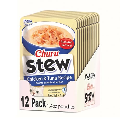 Inaba Tuna and Chicken with Broth Puree Cat Treats - 2.8 Oz - 2 Pack  