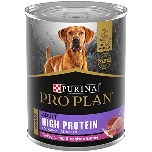 Purina Pro Plan Sport Classoc High-Protein Turkey Lamb and Venison Entrée Adult Canned Dog Food - 13 Oz - Case of 12  