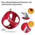 Curli Magnetic Vest V2 Air-Mesh Dog Harness - Red - Medium - Dogs 13.2 to 19.8 Lbs