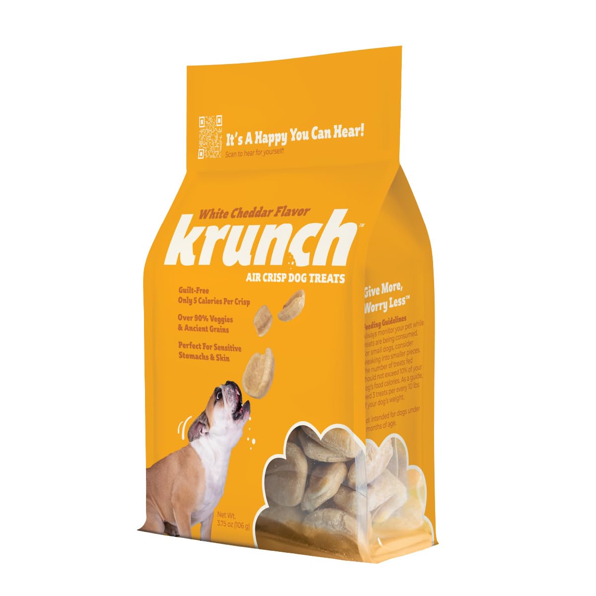 LIQ USA Krunch White Chedder Biscuits and Crunchy Dog Treats - 3.25 Oz  