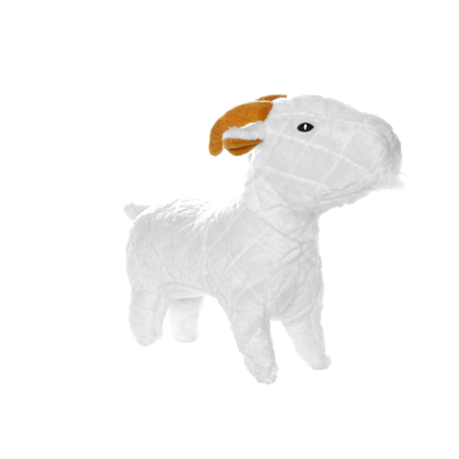 Mighty Junior Farm Goat Durable Plush Dog Toy - Small  