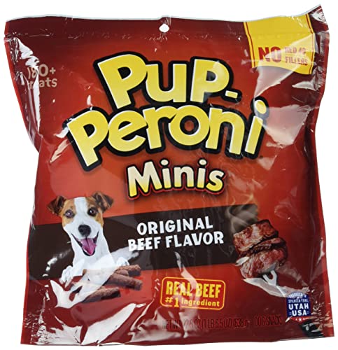 Pup-Peroni Original Beef Flavored Soft and Chewy Dog Treats - Mini - 22.5 Oz - Case of 4  