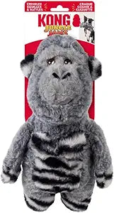 Kong Jungle Jamz Gorilla Crinkle Rattle and Squeaking Plush Dog Toy - Medium/Large