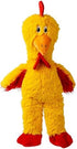 Kong Knots Chicken Internally Knotted Low-Stuffing Squeak and Plush Dog Toy - Yellow - Extra Large