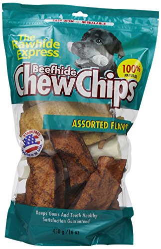 Rawhide Express Beefhide Assorted Flavors Chew Bones Natural Dog Chews - 3 Lbs  