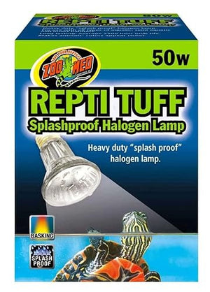 Zoo Med Laboratories ReptiTuff Splashproof Terrarium and Aquatic Turtle Halogen Lamp - ...