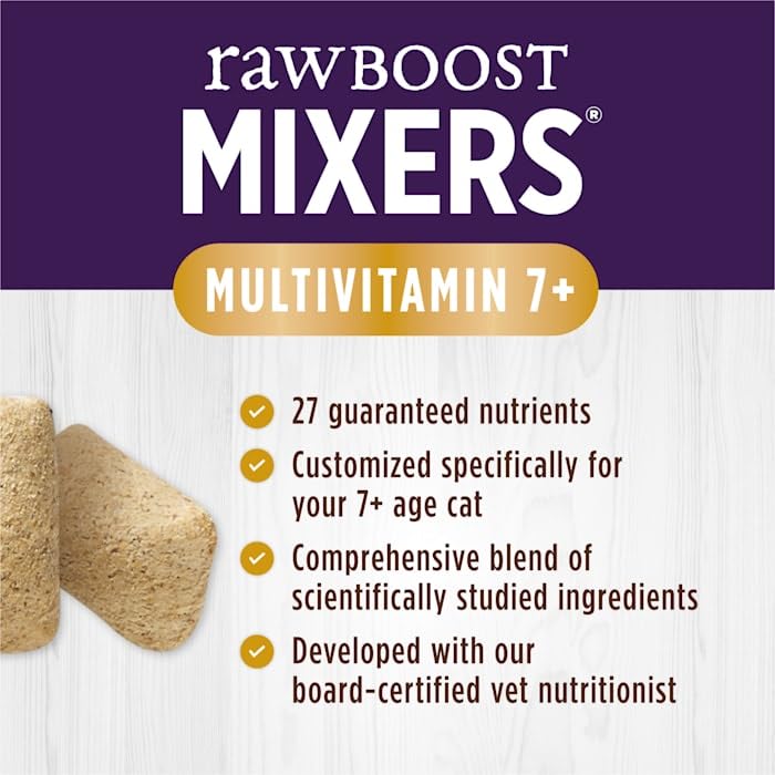 Instinct Raw Boost Mixers Energetic Health Adult 7+ Freeze-Dried Cat Food Toppers - .75 Oz  