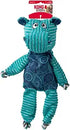 Kong Floppy Knots Hippo Internally Knotted Low-Stuffing Tug and Squeak Dog Toy - Jumbo