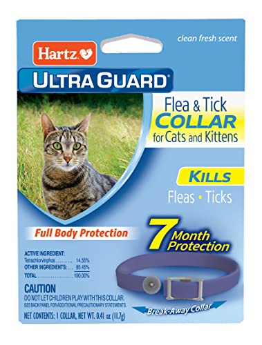 Hartz Mountain Ultra Guard Flea and Tick Purple Cat Collar  