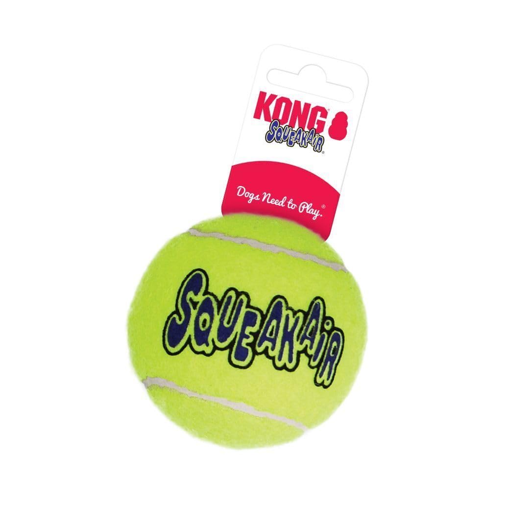 Kong AirDog Squeakair Squeaker Tennis Ball Dog Toy - X-Large  