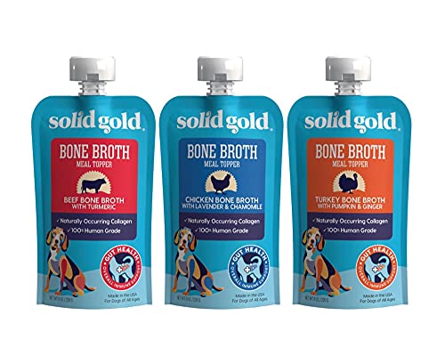 Solid Gold Grain-Free Bone Broth Chicken Stew with Hearty Vegetables Dog Food Topper - ...