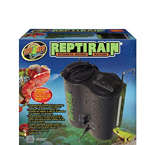 Zoo Med Laboratories ReptiRain Automatic Misting Machine for Terrarium Reptiles and Bir...