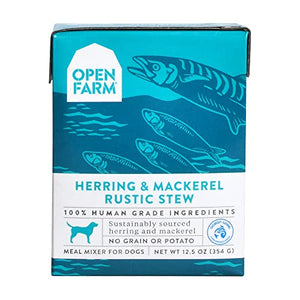 Open Farm Rustic Stew Grain-Free Herring and Mackerel Wet Dog Food or Topper - 12.5 Oz ...