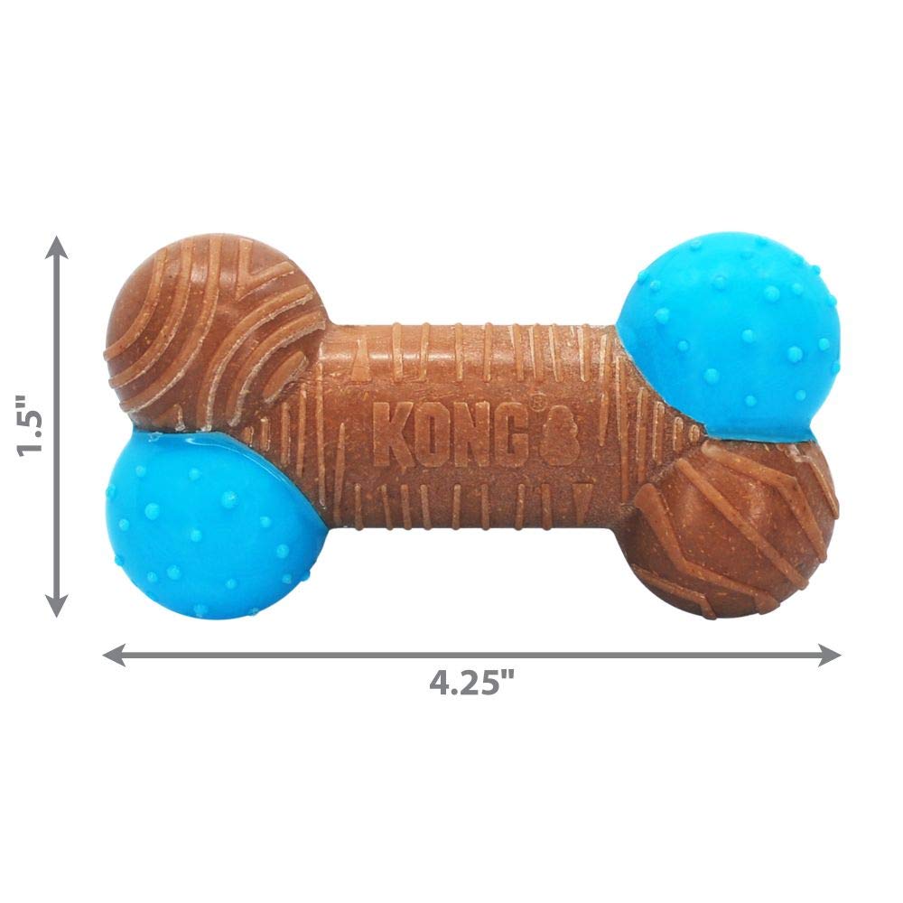 Kong CoreStrength Bamboo Infused Bone Dog Toy - Small  