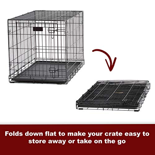 Midwest Contour Metal Folding Double Door Dog Crate - 36