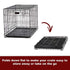 Midwest Lifestages Metal Folding Double Door Dog Crate with Divider - 36" X 24" X 27" Inches  