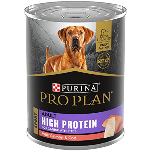 Purina Pro Plan Sport Classic High-Protein Salmon and Cod Entrée Canned Dog Food - 13 Oz - Case of 12  