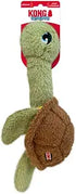 Kong Scruffs Turtle Squeak and Plush Dog Toy - Medium/Large