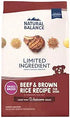 Natural Balance Limited Ingredient Diet Beef and Brown Rice Small-Breed Adult Dry Dog Food - 4 Lbs Default Title
