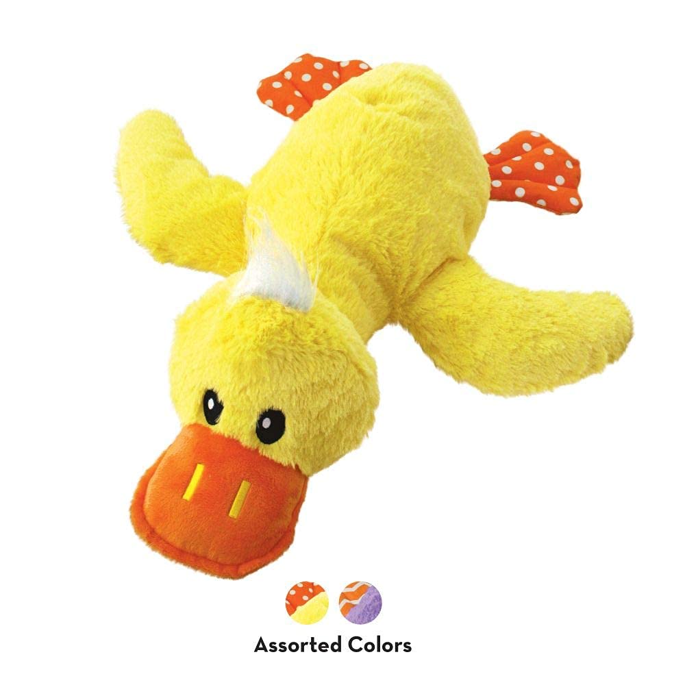 Kong Comfort Duck Crinkle and Squeak Plush Dog Toy - Assorted - Jumbo - X-Large  