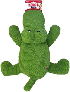 Kong Cozie Jumbo Ali The Aligator Squeak and Plush Dog Toy - Large/X-Large