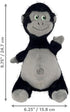 Kong Knots Belly Gorilla Internal Knotted Ball Low-Stuffing Squeak and Plush Dog Toy - Medium/Large
