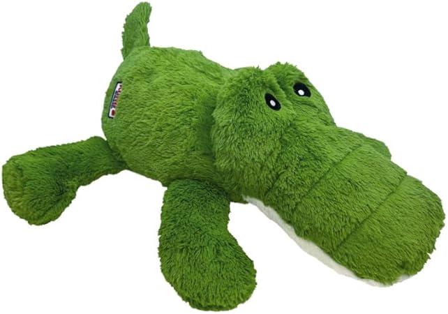 Kong Cozie Jumbo Ali The Aligator Squeak and Plush Dog Toy - Large/X-Large