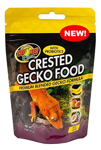 Zoo Med Laboratories Crested Gecko Plum Flavor Freeze-Dried Reptile Food - 2 Oz  
