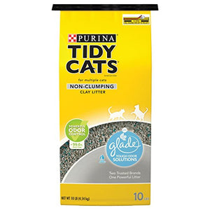 Purina Tidy Cats Glade Tough-Odor Solutions Non-Clumping Clay Cat Litter - 20 Lbs