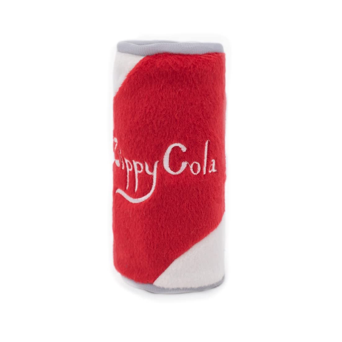 Zippy Paws Squeaky Zippy Cola Beverage Can Squeak and Plush Dog Toy - Small  