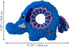 Kong Ringaroos Elephant Tough-Knotted Rope and Squeak Dog Toy - Medium