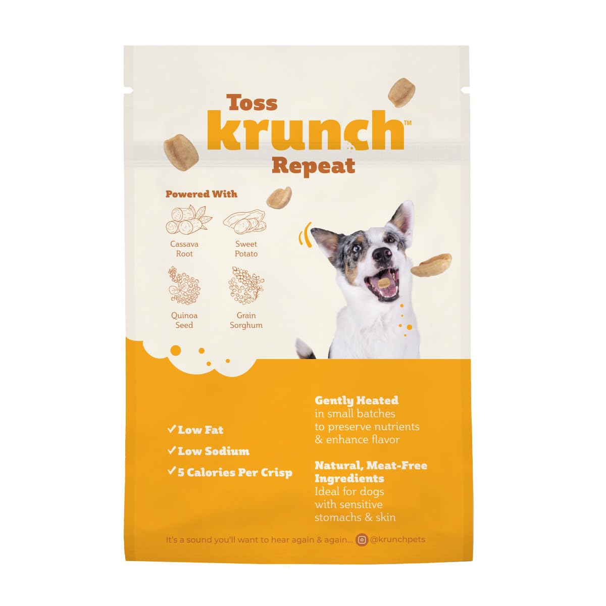 LIQ USA Krunch White Chedder Biscuits and Crunchy Dog Treats - 3.25 Oz  