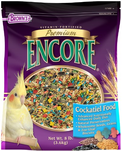 F.M. Brown's Encore Premium Cockatiel Bird Food - 8 Lbs Default Title