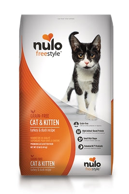Nulo Freestyle Grain-Free Turkey and Duck Kitten and Adult Dry Cat Food - 12 Lbs Default Title