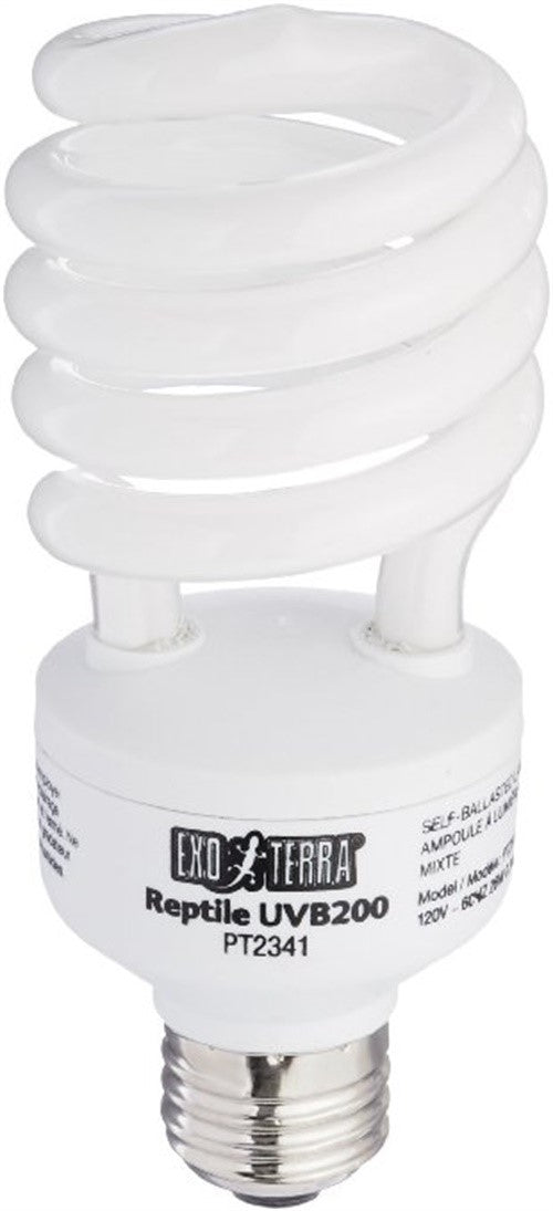 Exo Terra Repti-Glo Intense UVB 200 High Output Compact Fluorescent Reptile Lamp Bulb 26 Watt