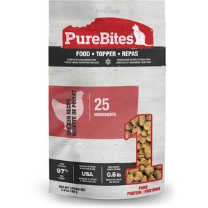 Purebites Chicken Recipe Freeze-Dried Cat Food Topper 2.4 Ounce