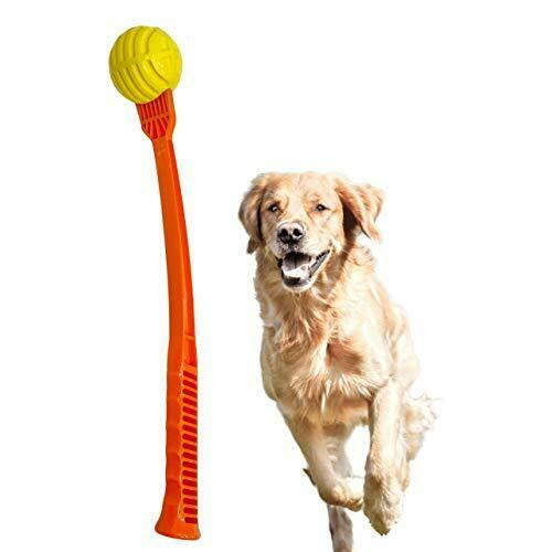 Flingerz Fling and Fetch Launcher Interactive Dog Toy with Ball