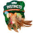 Petlinks SmartyKat Instincts HappyNip Love Mates Feather Birds Catnip and Silvervine Plush Cat Toys - Small - 2 Count