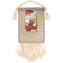 Petlinks Pretty Paw Door Knob Hanging Jute Cat Scratcher Cat Toy with Ribbons and Fringe - L:22.5 X W:10.5 Inch
