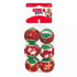 Kong Holiday SqueakAir Squeak and Fetch Tennis Balls Dog Toys - Medium - 6-Pack  