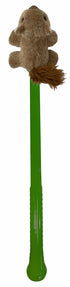 Flingerz Furry-Squirrel Fling and Fetch Launcher with Plush Squeaking Squirrel Dog Toy    