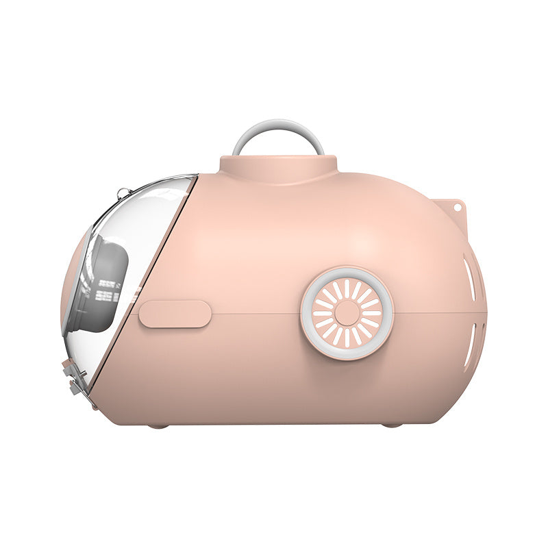 Mclovin's Pet Submarine Hard-Shell Travel Pet Carrier - Pink